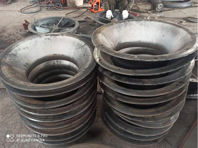 數(shù)控旋壓進風口 前盤